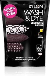 DYLON Tekstiilivärv+sool pesumasinas värvimiseks 350g, pruun