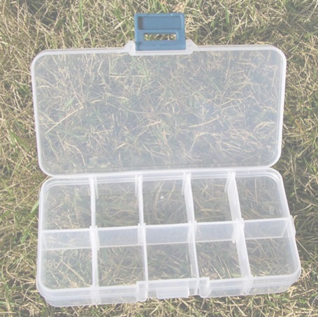 Plastikkarp 6,5x13x2,3 cm 10 lahtrit