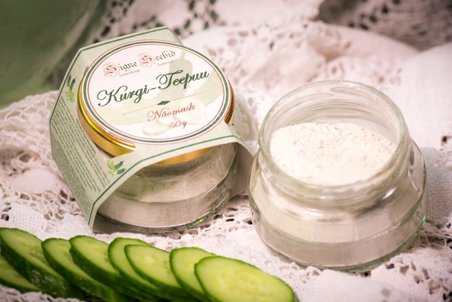 Näomask, erinevad 50 g Kurgi -Teepuu