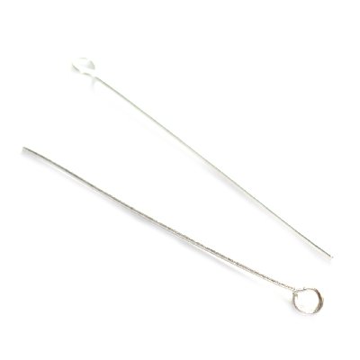 Ehtenõel aasaga hõbedane 5 cm, 20 tk 