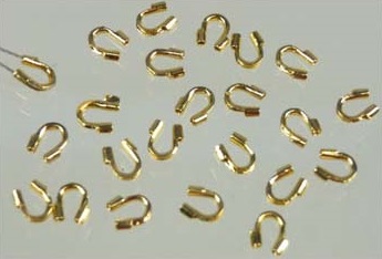 Traadi või niidi kaitsja 5x4 mm,kuldne, 10 tk