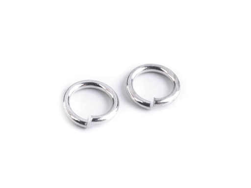 Ühendusrõngad hõbedased 5 mm 