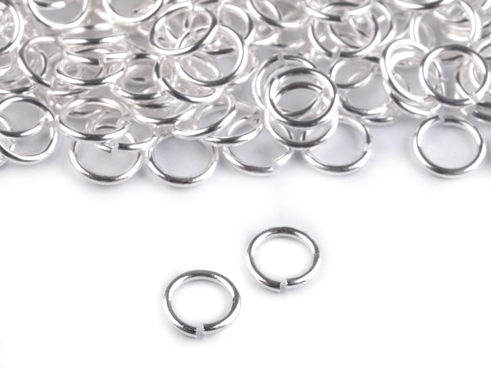 Ühendusrõngad hõbedased 5 mm 