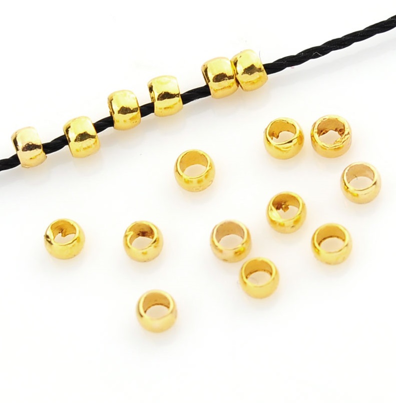 Pärlipidur kuldne 2 mm