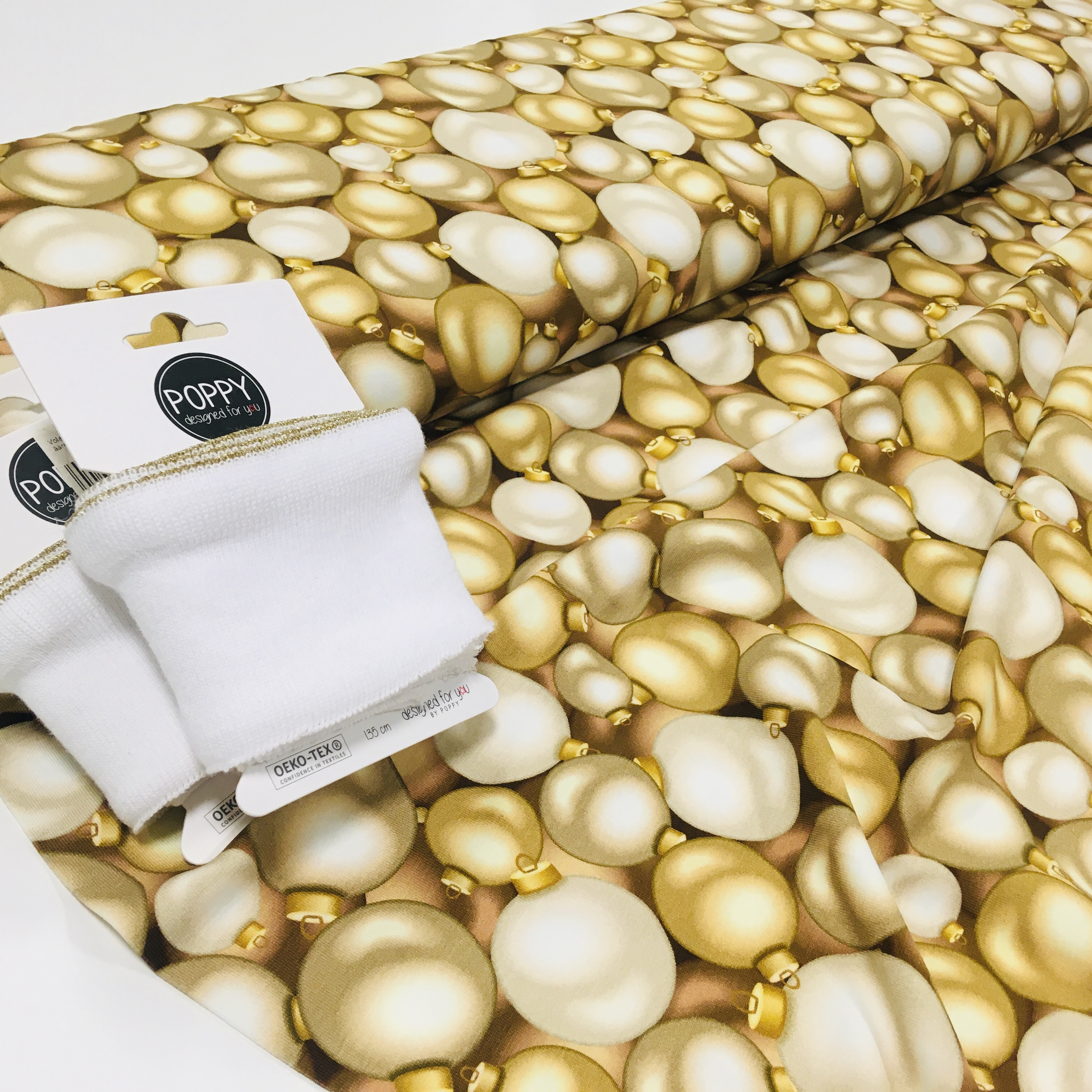 Trikotaaž Feliz Navidad digiprint