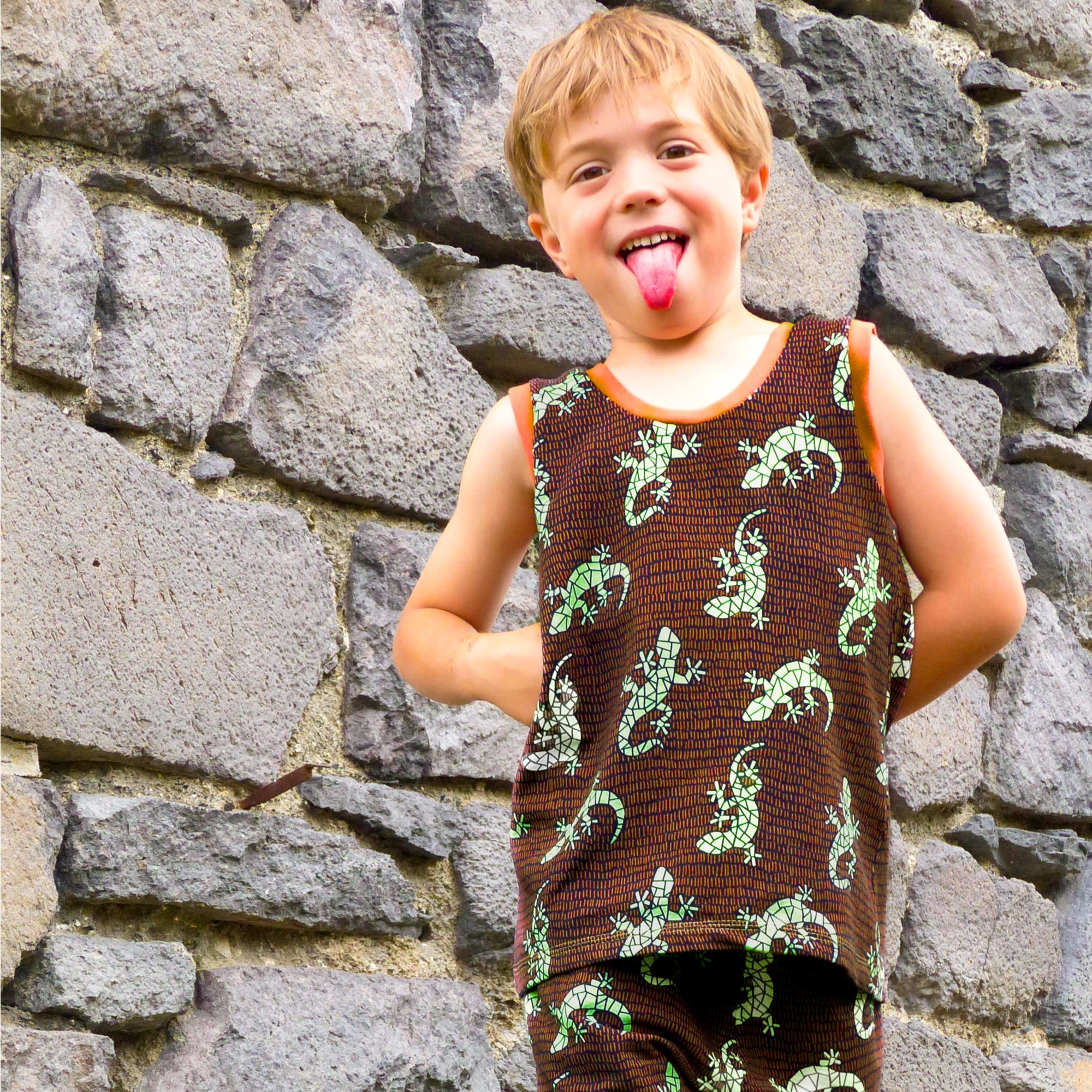 Modaaldressikangas Lizard