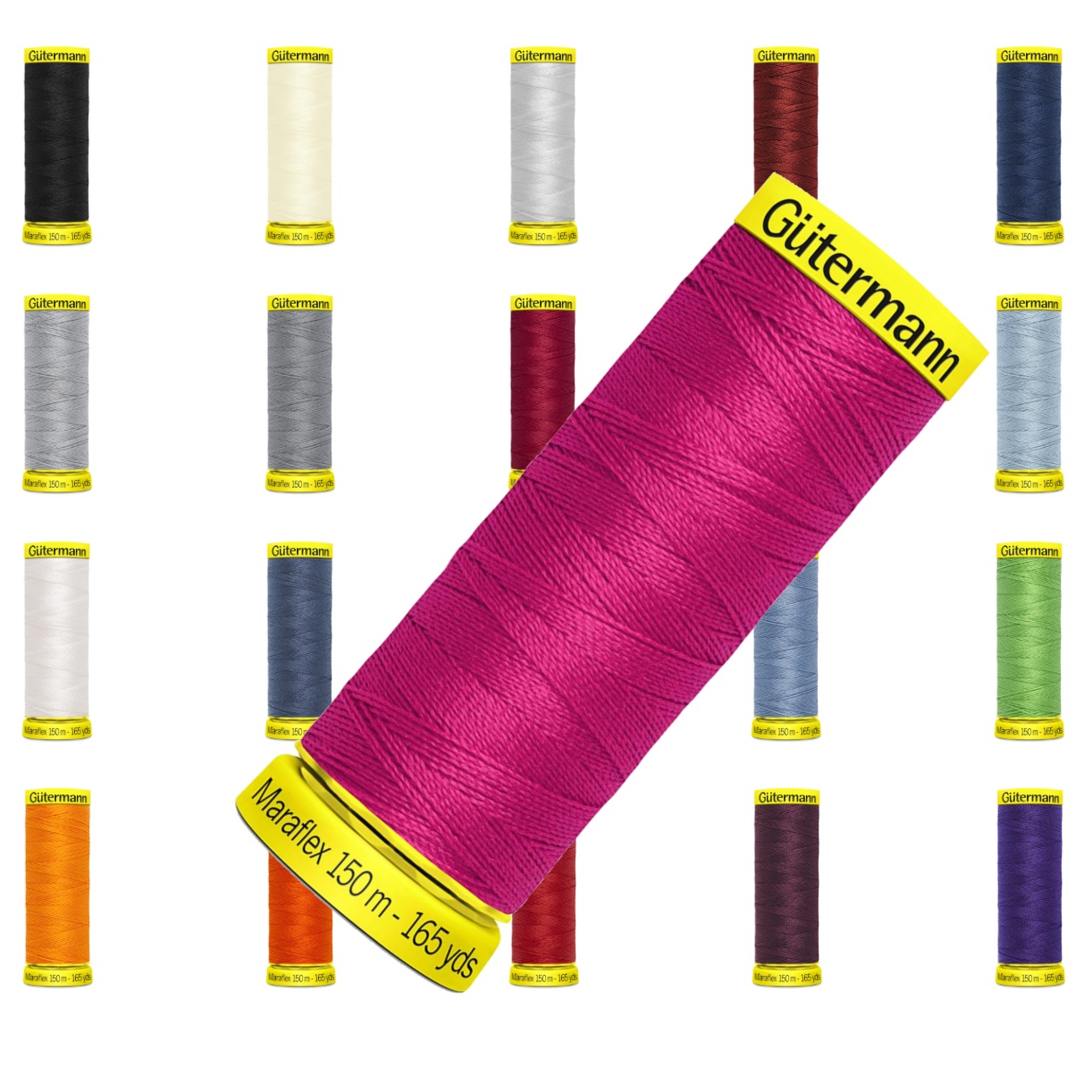 Elastne, veniv niit Gütermann Maraflex 120, 150 m