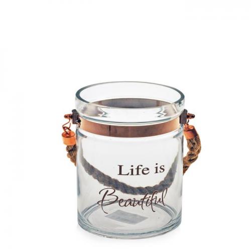 Klaasist purk Life is beautiful