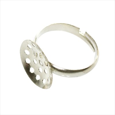 Hõbedane sõrmusetoorik sõelaga