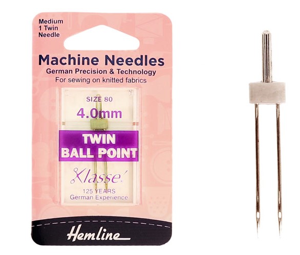 Hemline masina topeltnõel strech Nr.80, 4 mm