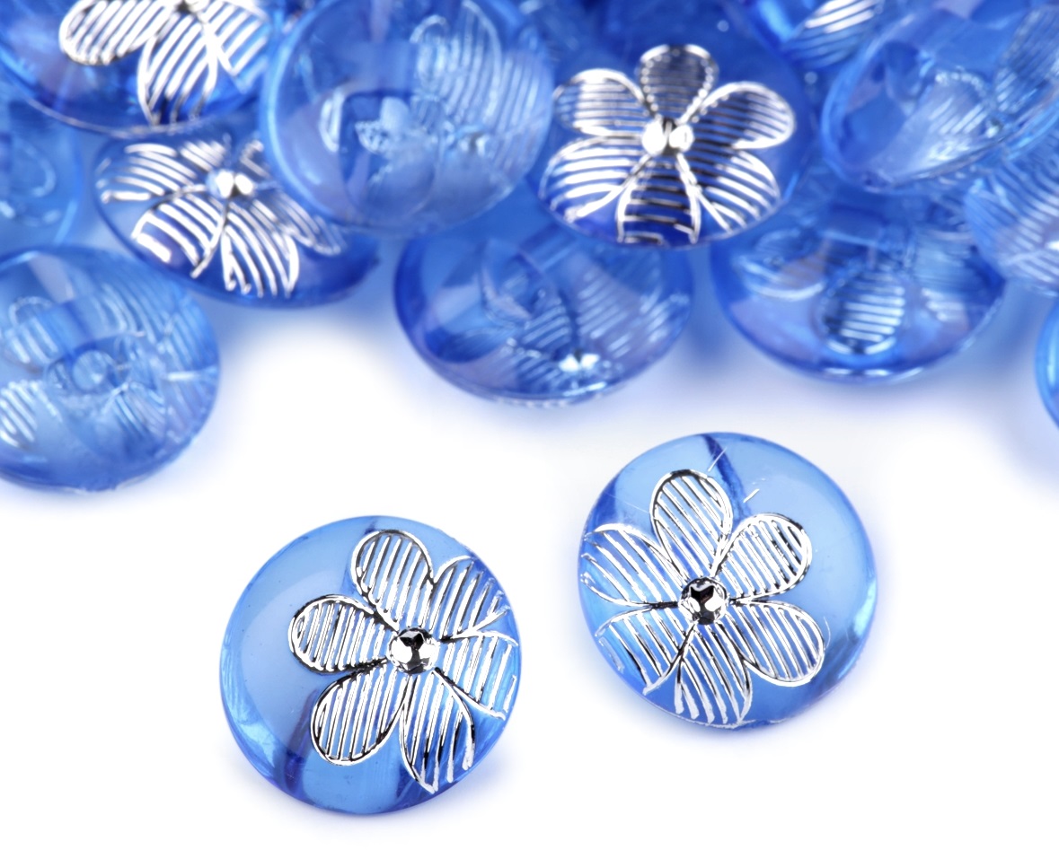 Nööp kannaga LILL erin.värvid