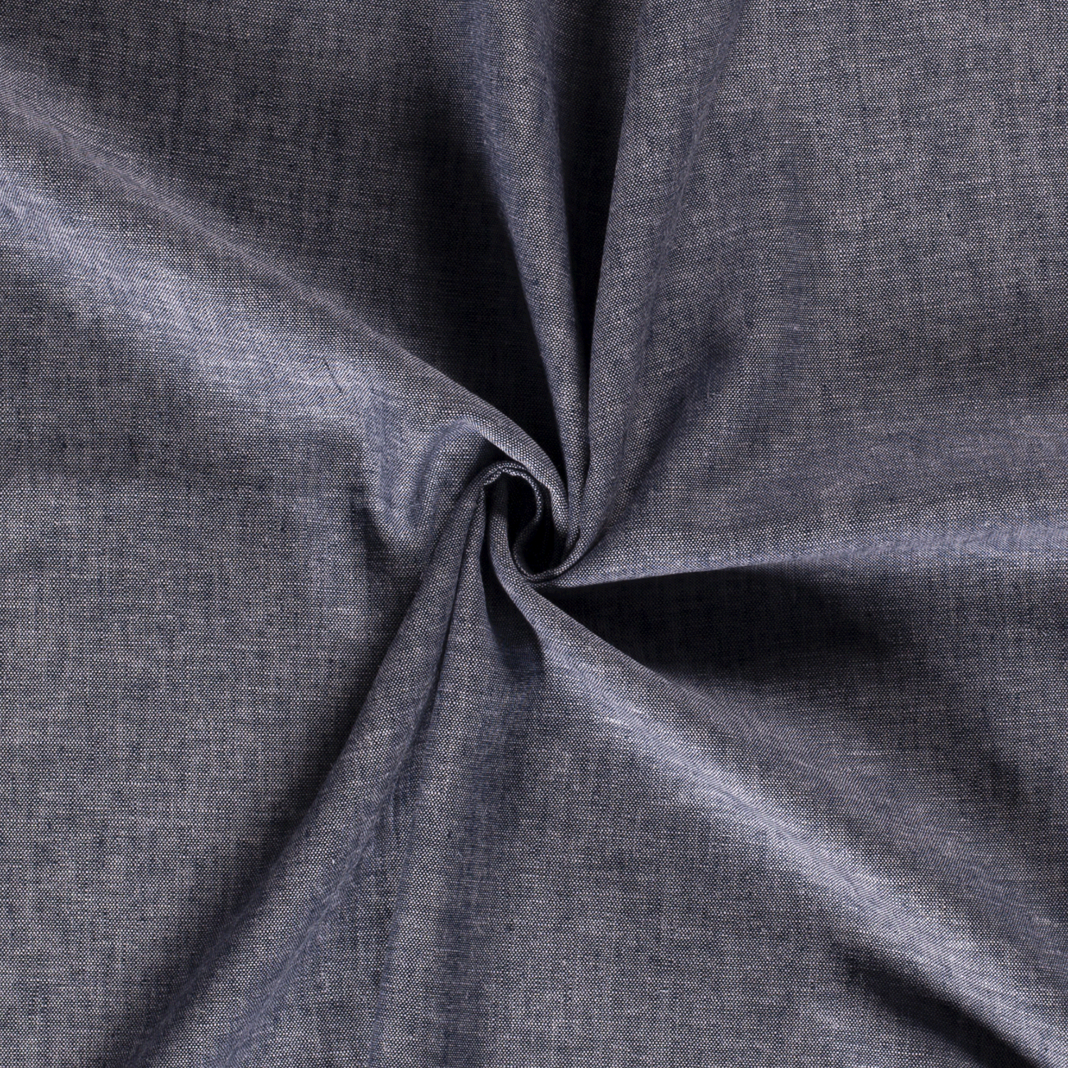Linnen Viscose Chambray blue