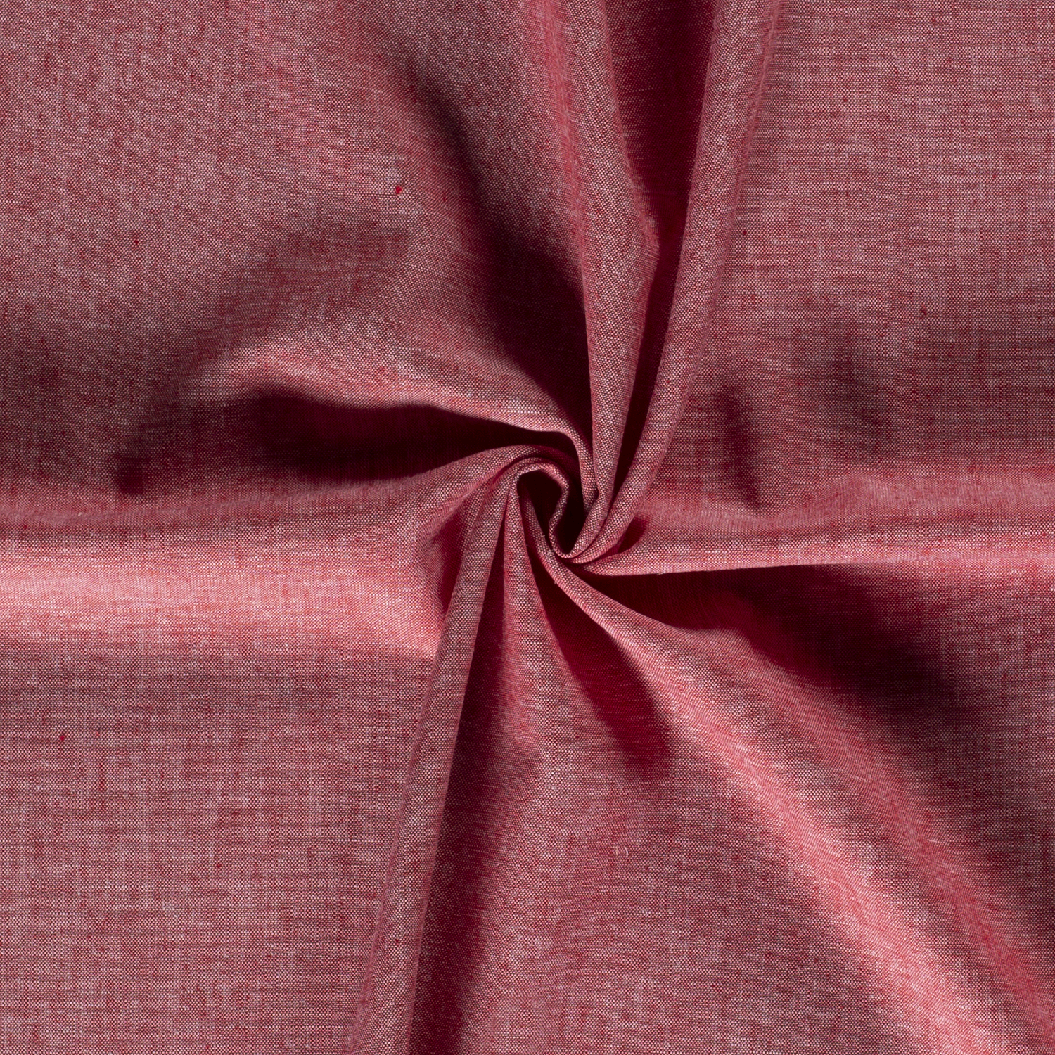 Linnen Viscose Chambray red