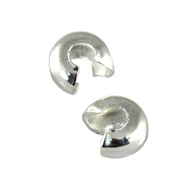 Pärlipiduri kate hõbedane 4 mm