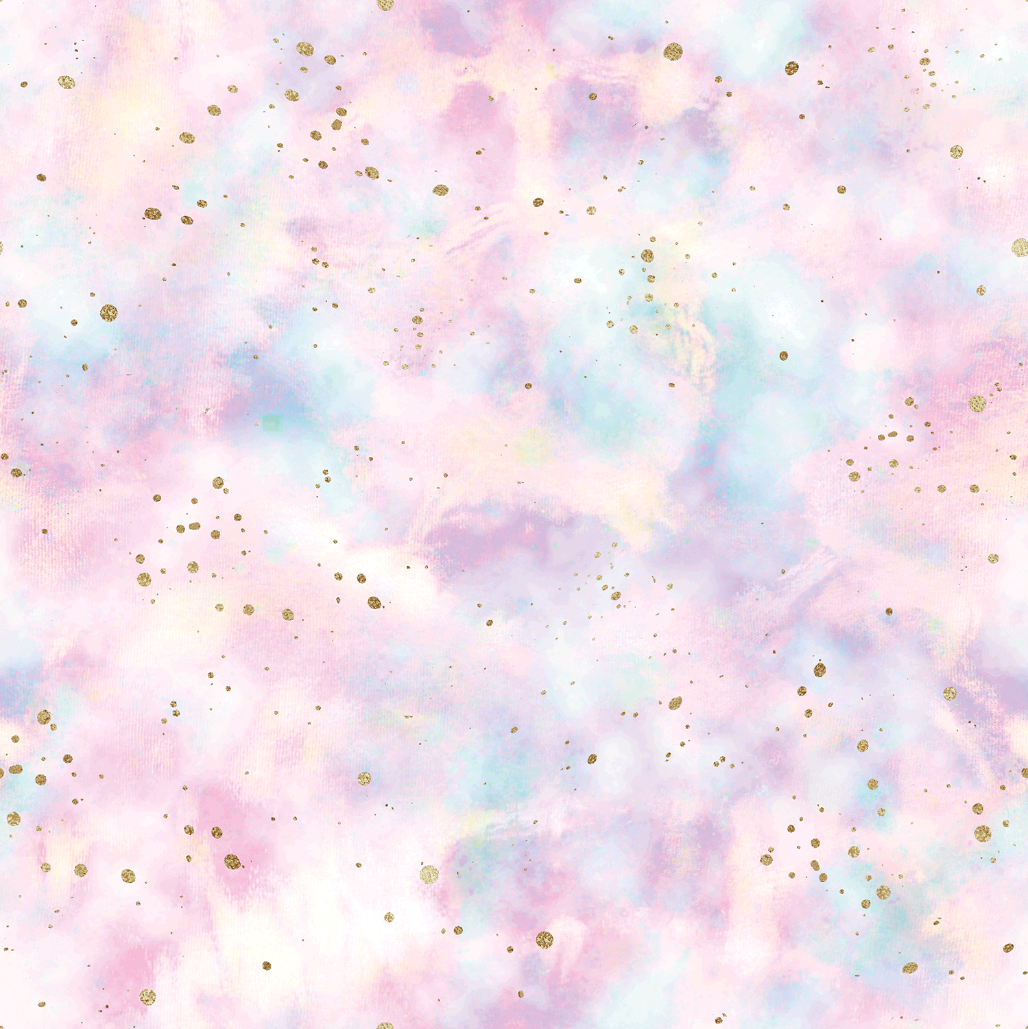 Trikotaaž Clouds pink, digiprint