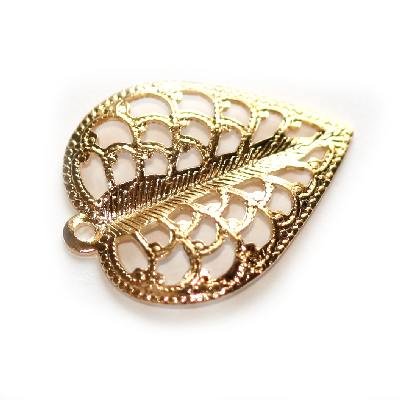 Ripats metallist lehekujuline 2 cm