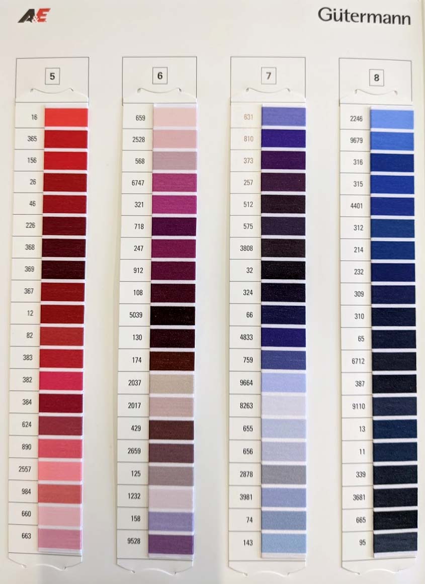 Elastne, veniv niit Gütermann Maraflex 120, 1500 m