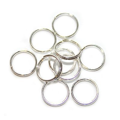 Topeltrõngad hõbedased