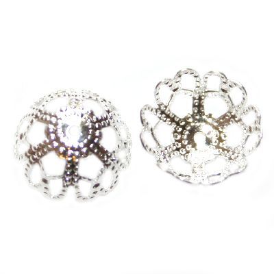 Pärlikübar hõbedane 12 mm 5 tk