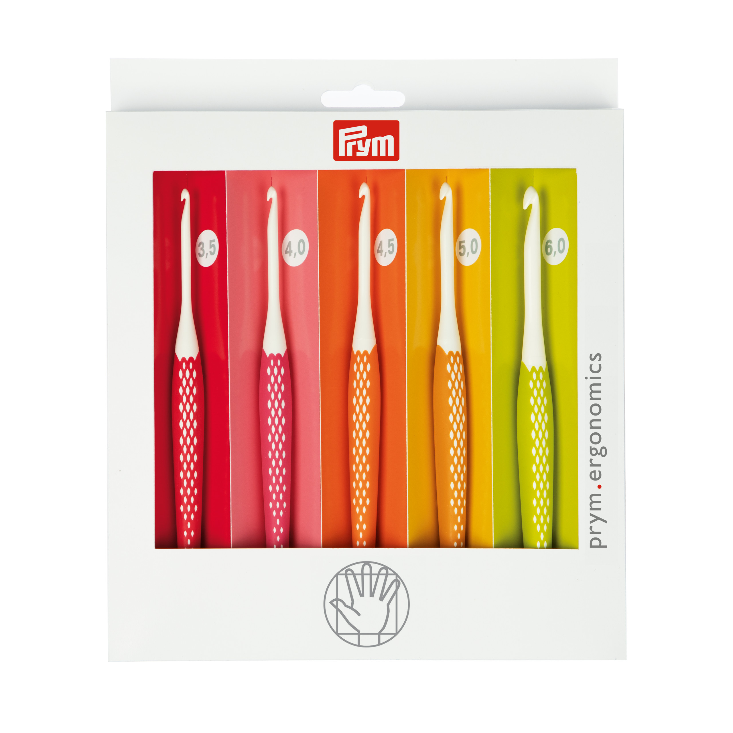 PRYM Ergonomics heegelnõelte komplekt 3,5-6 mm