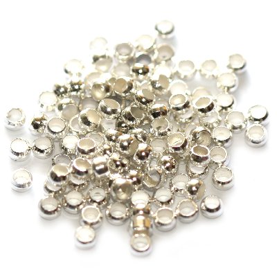 Pärlipidurid hõbedane 2 mm 100 tk