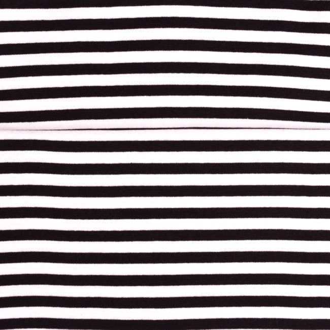 Torusoonik, triip 8 mm must/valge 