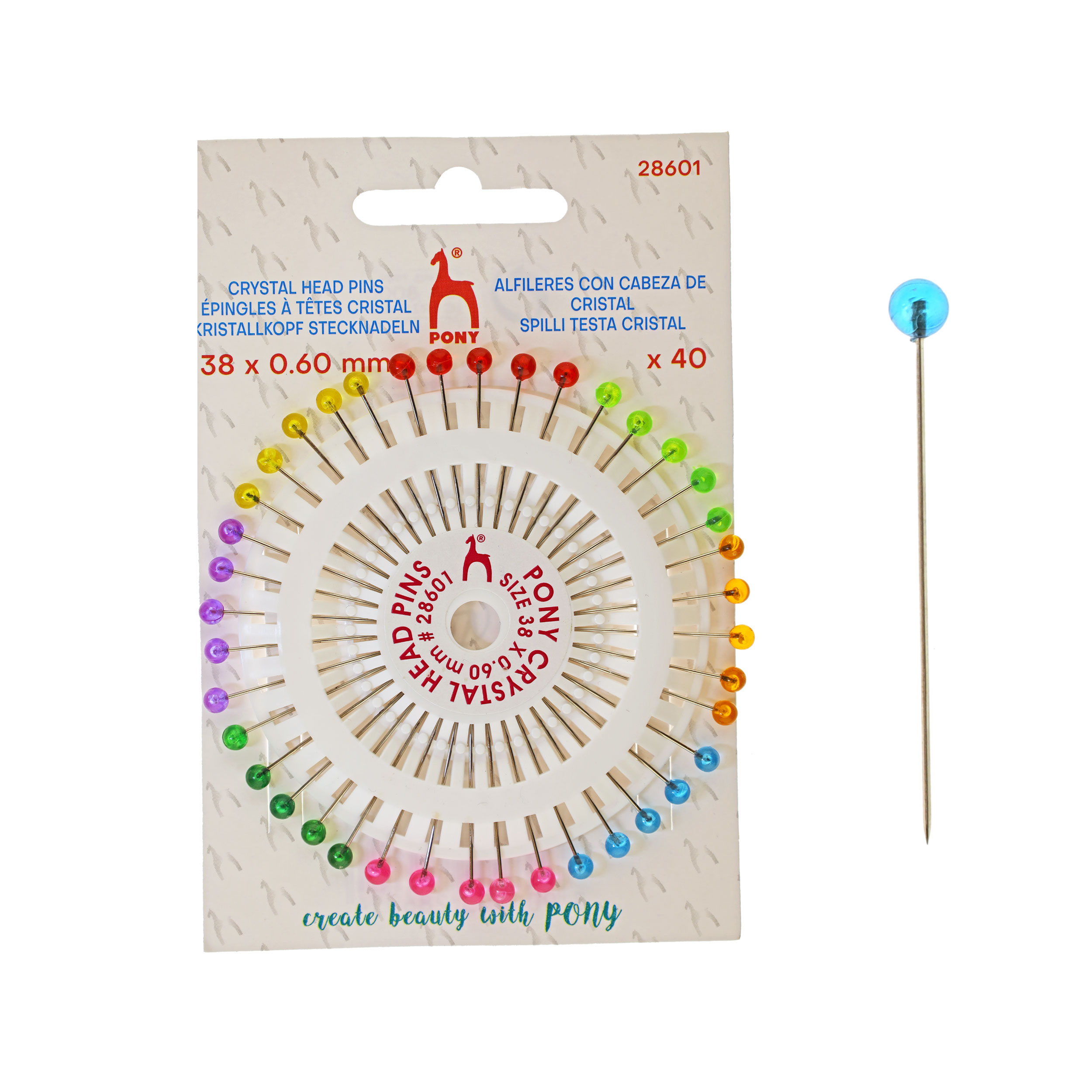 PONY nööpnõelad Crystal