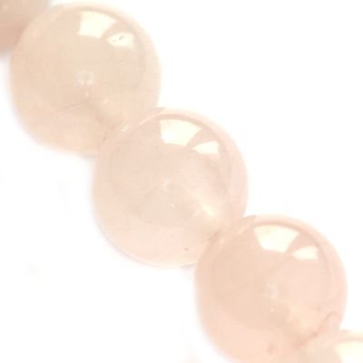 Kvarts roosa ümar 12 mm 4 tk