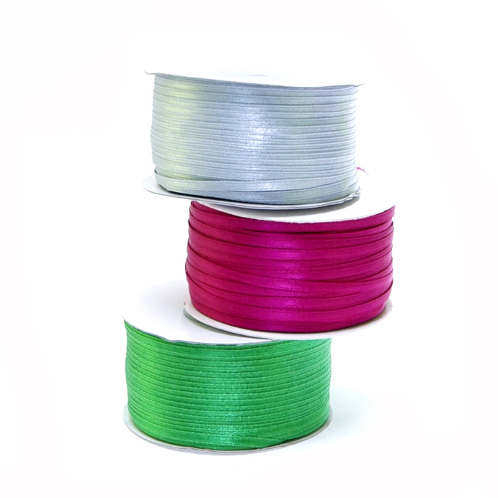 Atlasspael ühepoolne 3 mm erinevad värvid