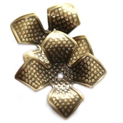 Pärlikübar antiik ristikhein 14 mm 10 tk