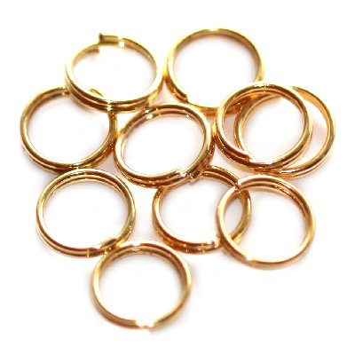 Topeltrõngad kuldne 6 mm 5 g u.60 tk