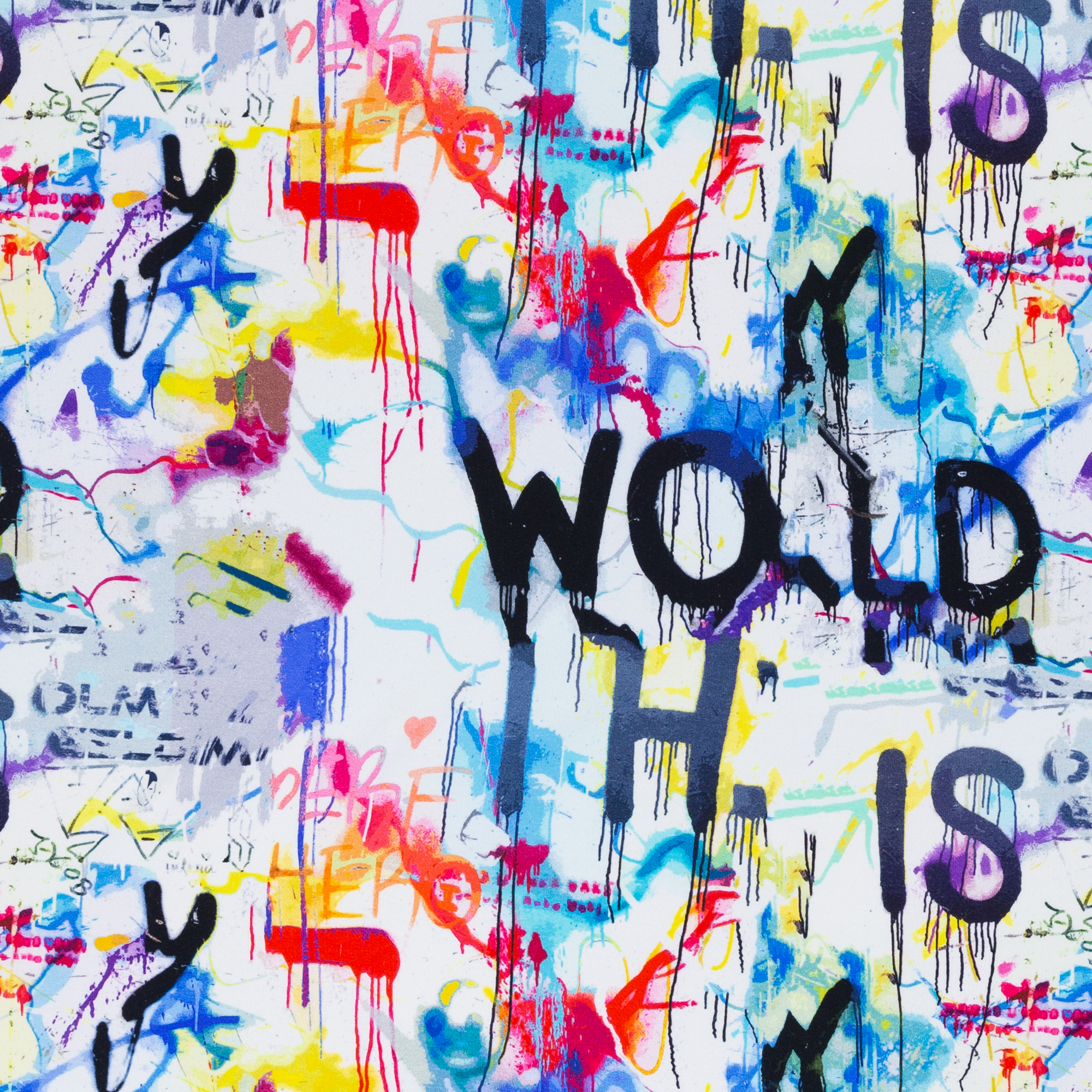 FT Toronto graffiti white