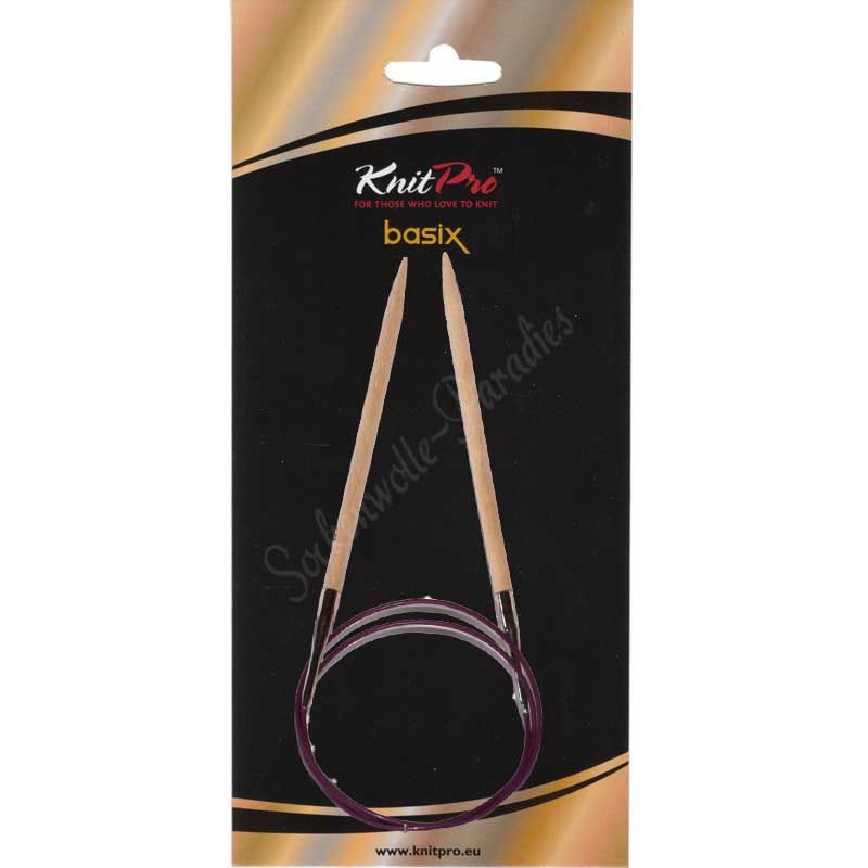 KnitPro Basix fikseeritud ringvardad 40 cm