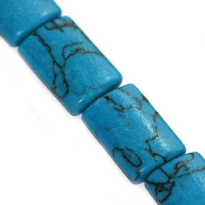 Sünteetiline türkiis tellis 14x20 mm 4 tk.