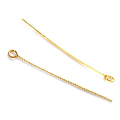 Ehtenõel aasaga kuldne 3,8 cm 75 + tk.