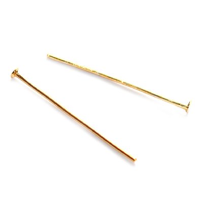 Ehtenõel lapiku otsaga kuldne 2,6 cm 80+ tk