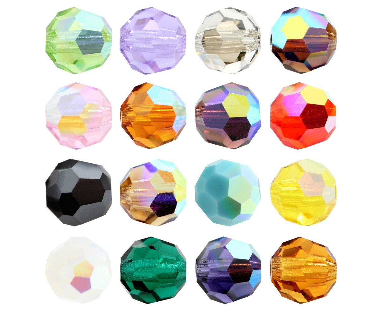 Preciosa Chrystals, Round 8mm, 8 tk