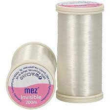 Läbipaistev niit MEZ Invisible Transparent light 200 m