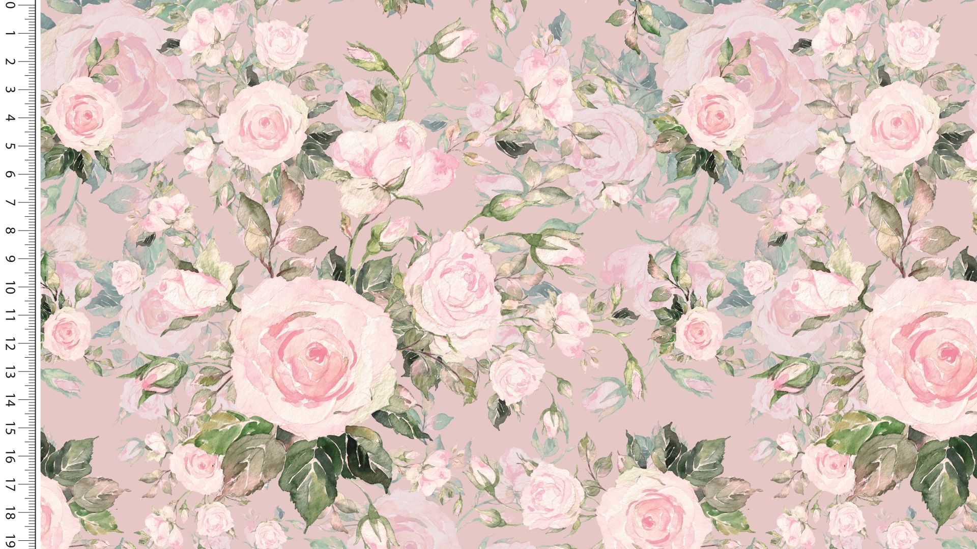 FT Digital Sweet Roses pink