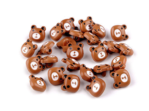 Nööp kannaga Karu 17,5 mm