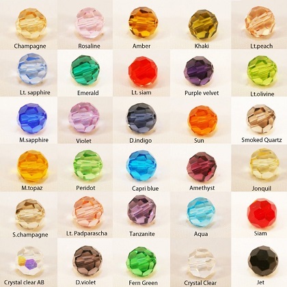 Swarovski ümar lihvitud 4 mm, 20 tk