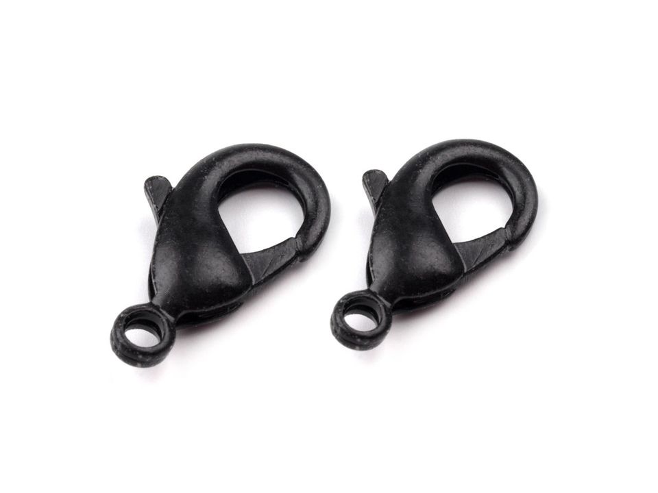 Karabiinhaak must 12 mm 5 tk.