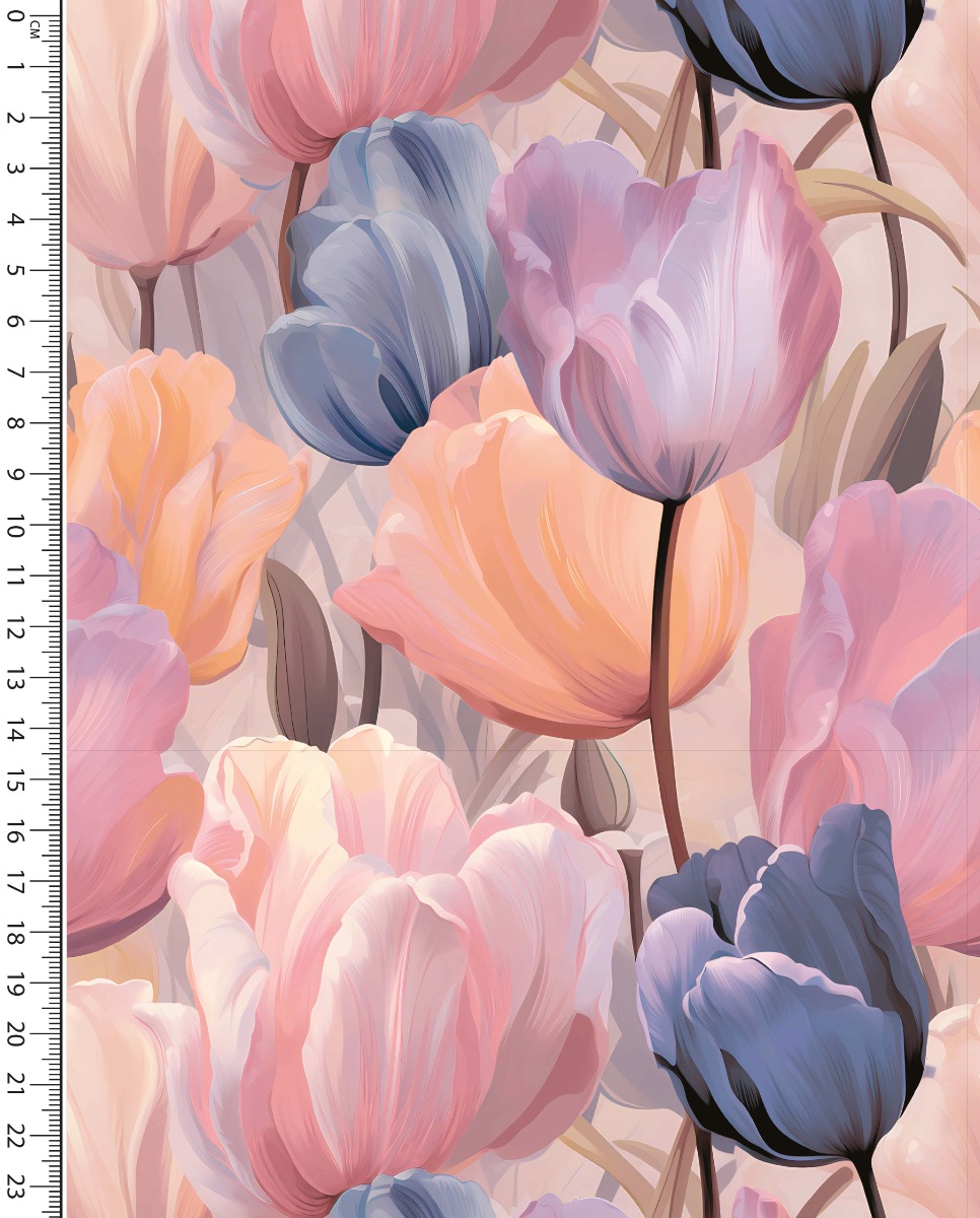 Dressikangas Flower Garden pink, digiprint