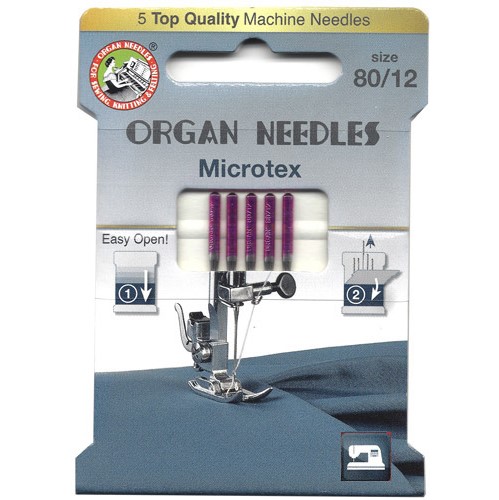 Organ masinanõel Microtex nr.80