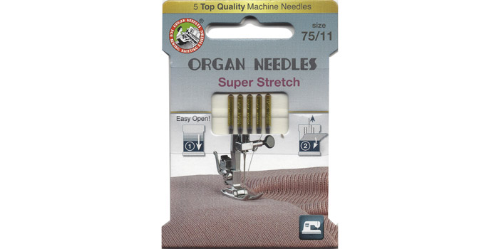 ORGAN HAx1SP super stretch overlokinõel nr.75