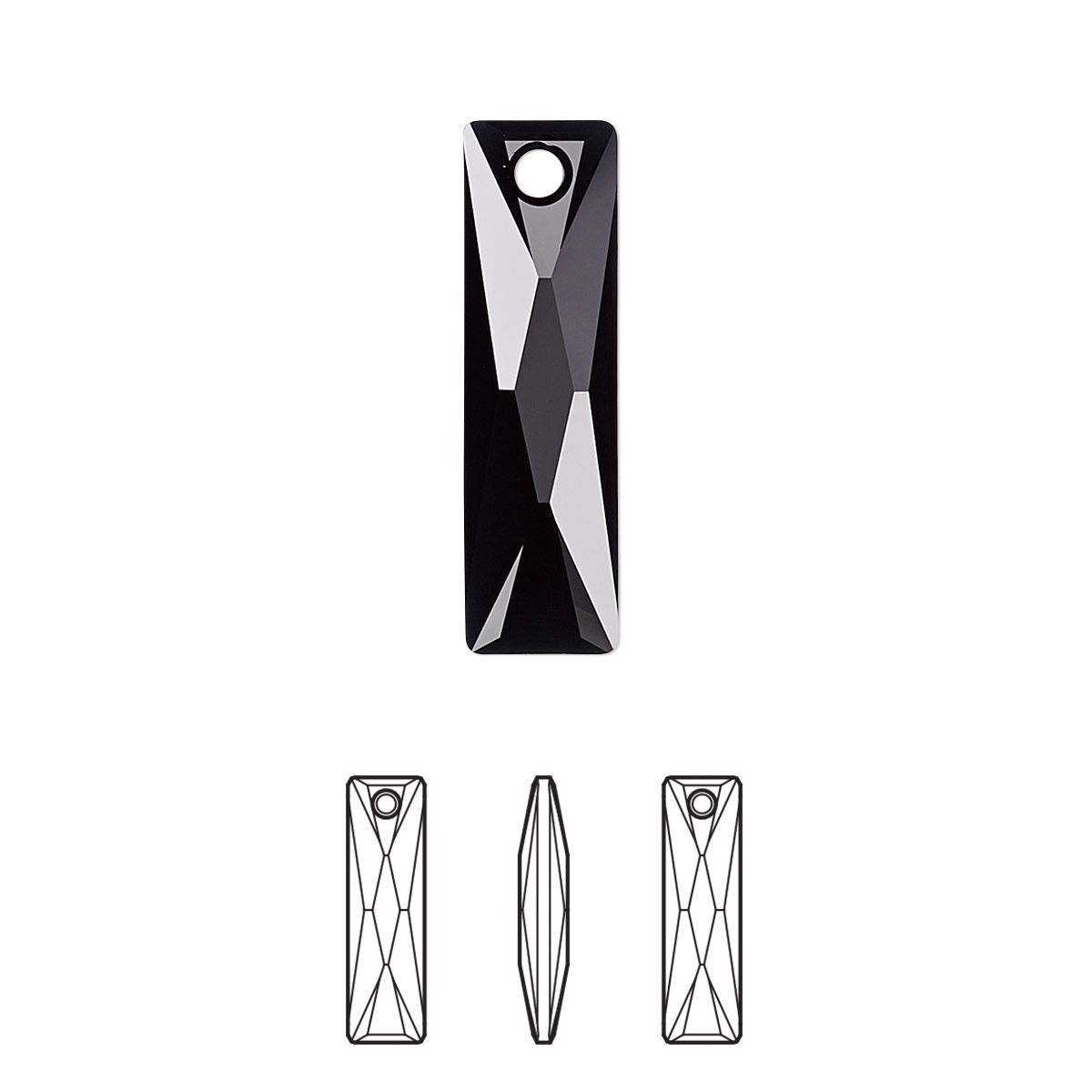 Ripats Queen Baguette 25x7 mm, 2 tk.