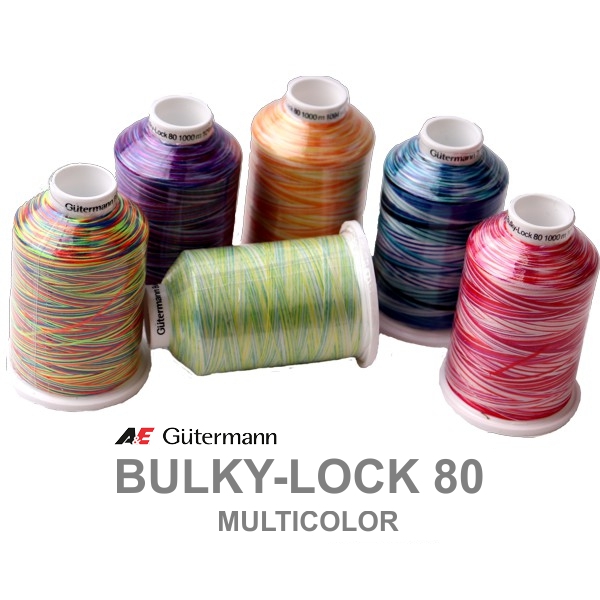 Gütermann Bulky Lock Multicolor 80 1000 m