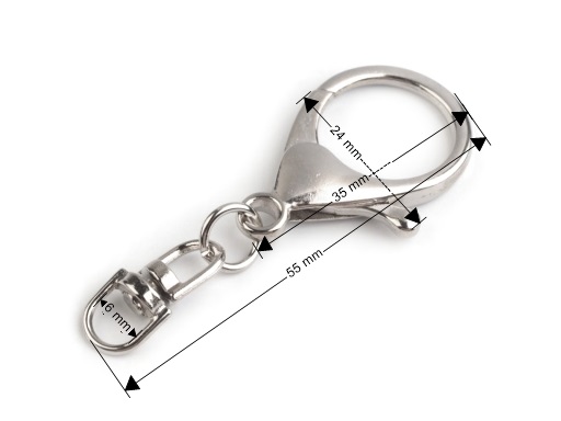 Metallist karabiin 24x55 mm