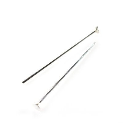 Ehtenõel lapiku otsaga sterlinghõbe 2,5 cm 4 tk