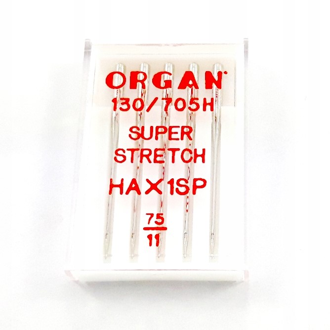 ORGAN HAx1SP super stretch overlokinõel nr.75